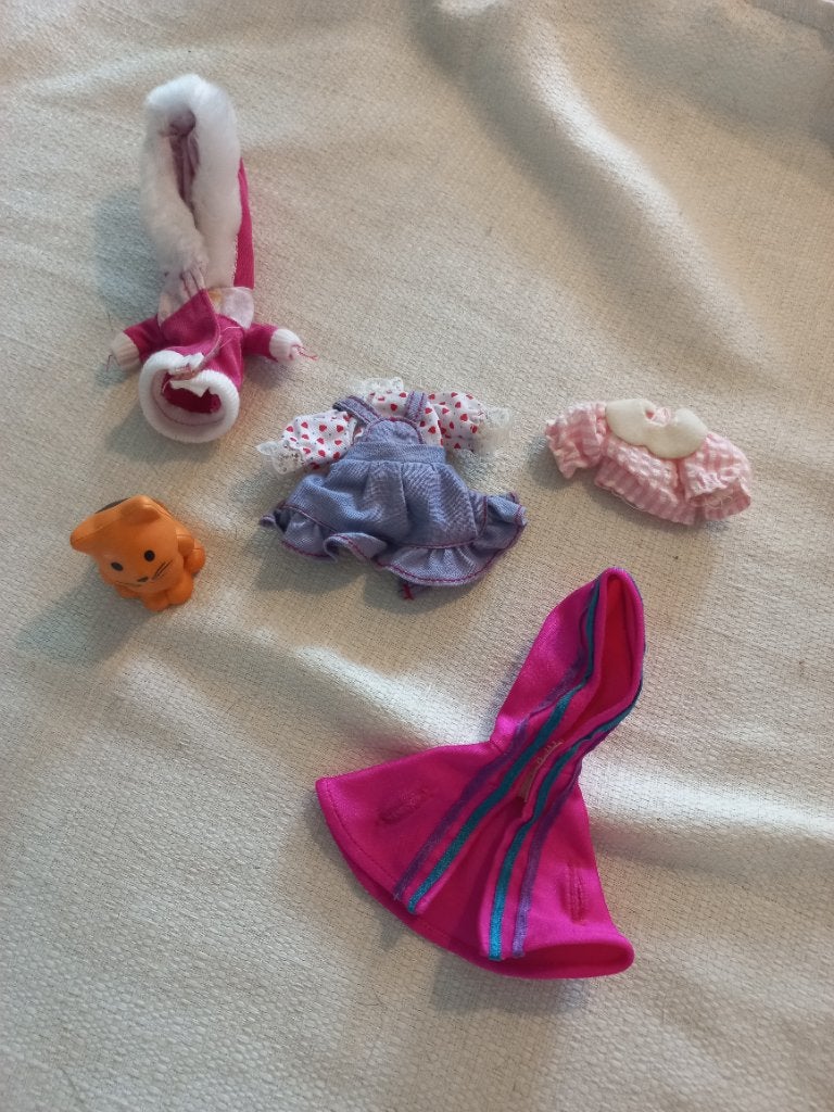 My little pony Megan kleertjes en kat, Ophalen of Verzenden, Zo goed als nieuw, Kleertjes