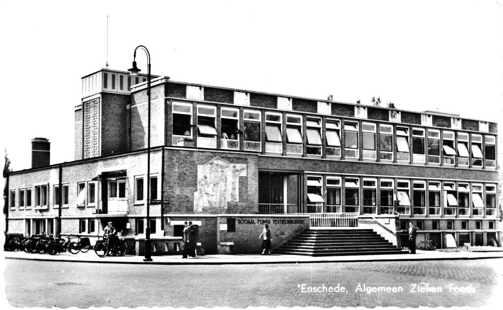 968022	Enschede	Algemeen Ziekenfonds 1963	Gelopen, Verzamelen, Ophalen of Verzenden, 1960 tot 1980, Gelopen, Overijssel