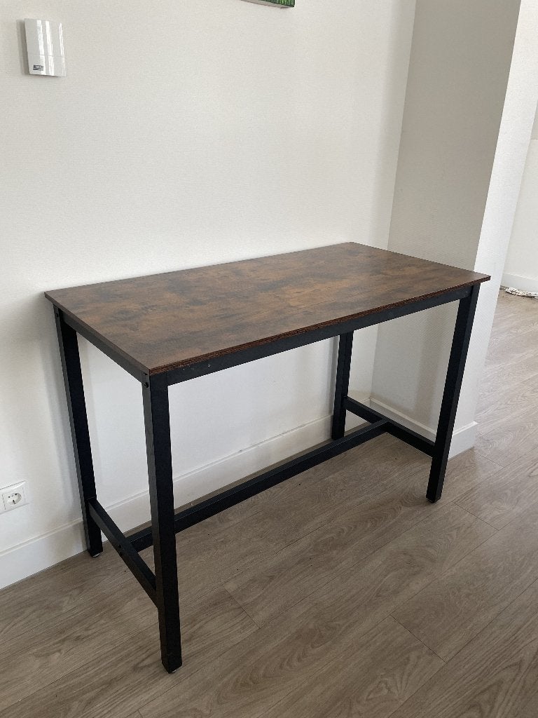 hoogte tafel, Huis en Inrichting, Tafels | Sidetables, Simpel, 100 tot 150 cm, 75 cm of meer, Zo goed als nieuw