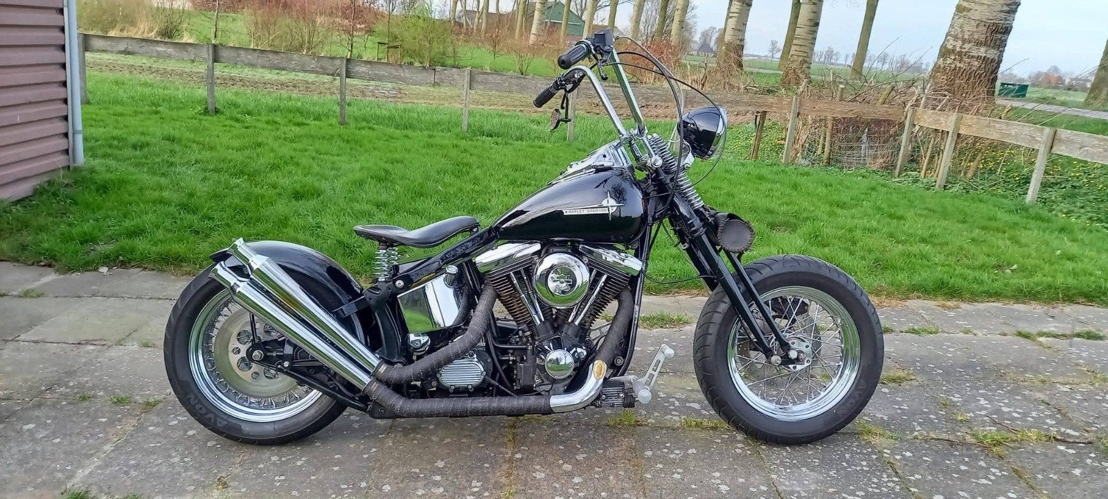 Hele nette Harley Fatboy bobber 91 en V Rod VRSCR 2005, Motoren, Motoren | Harley-Davidson, Particulier, Chopper