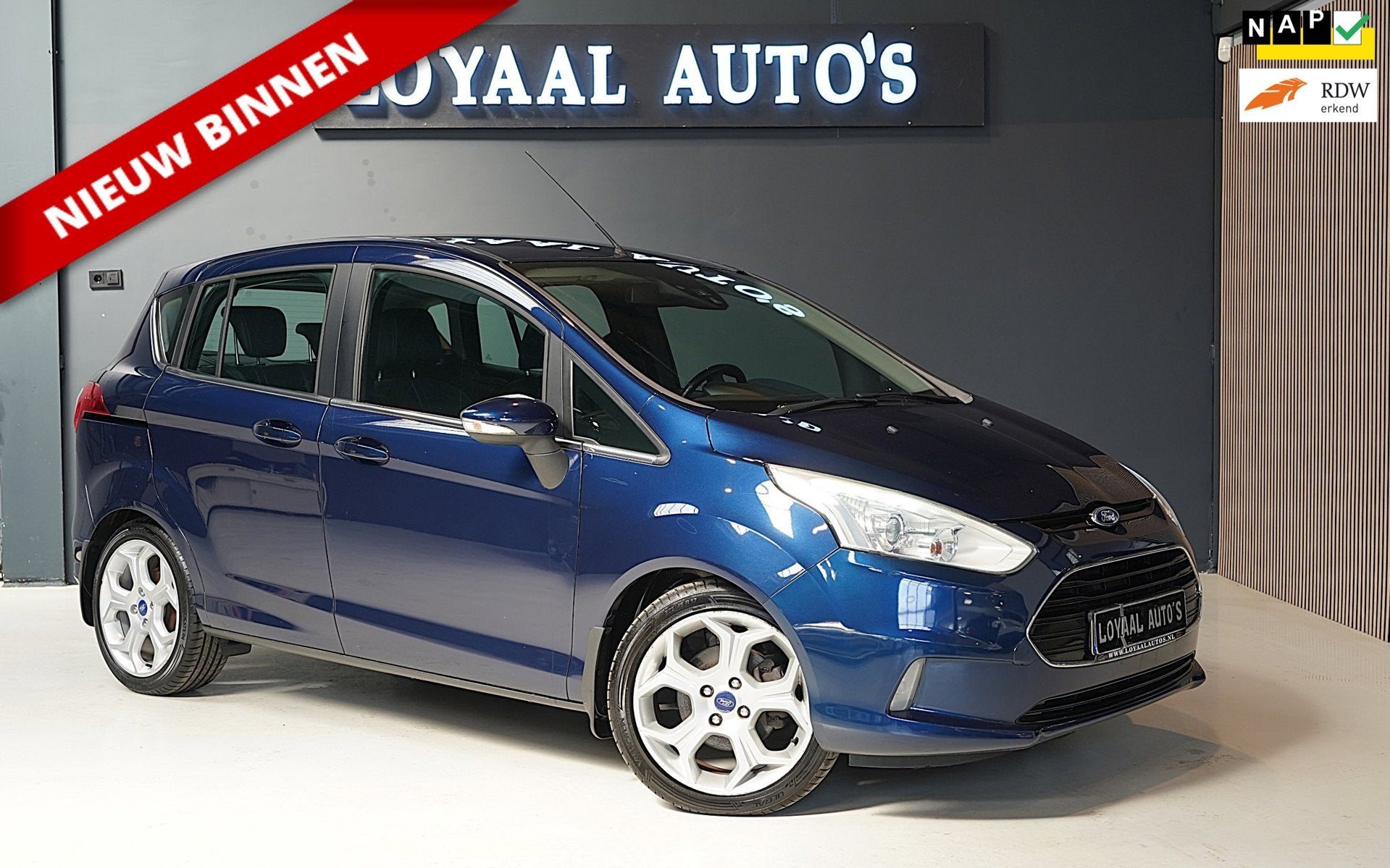 Ford B-Max 1.0 EcoBoost Titanium| AIRCO | NAP | PDC | APK., Voorwielaandrijving, Euro 5, 101 pk, Gebruikt