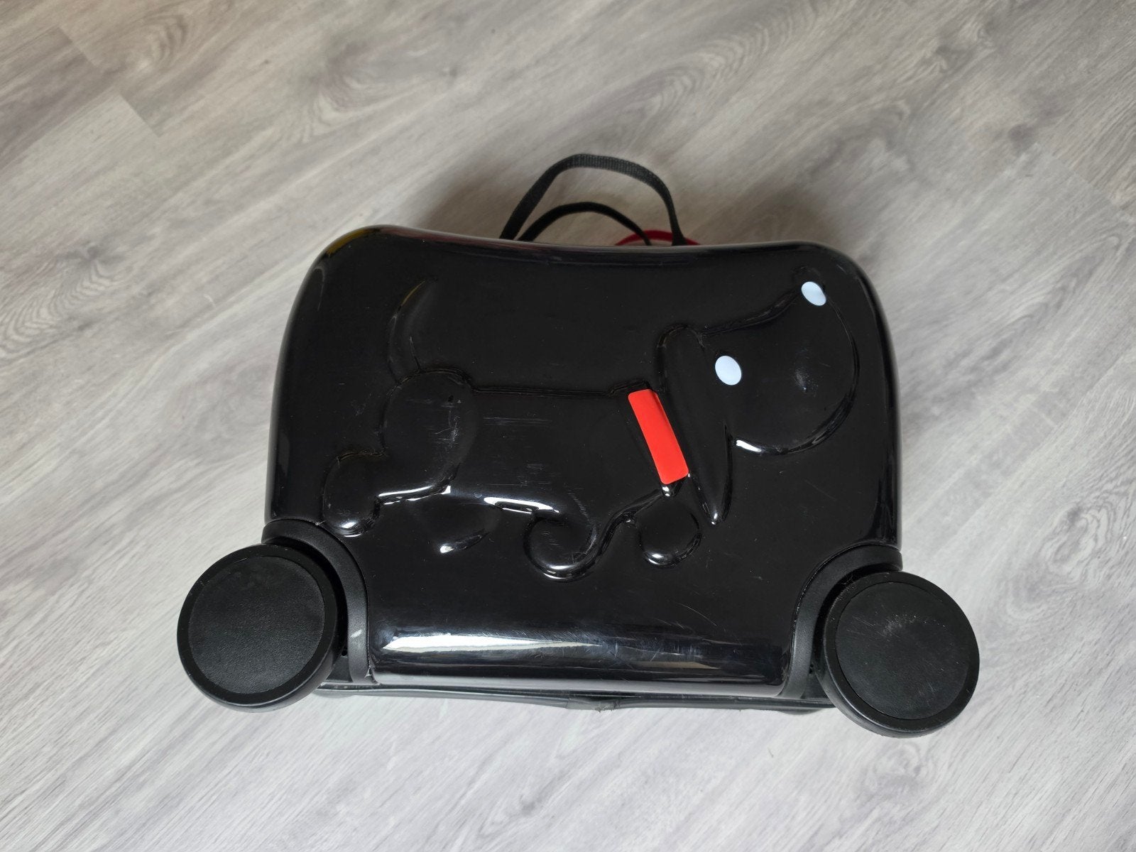 Hema Takkie ride-on koffer, Ophalen, Gebruikt, Hard kunststof, Wieltjes