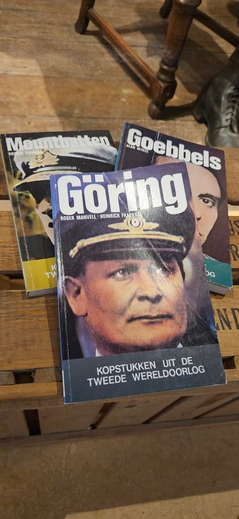 3 boeken, kopstukken uit de wo2, Ophalen of Verzenden
