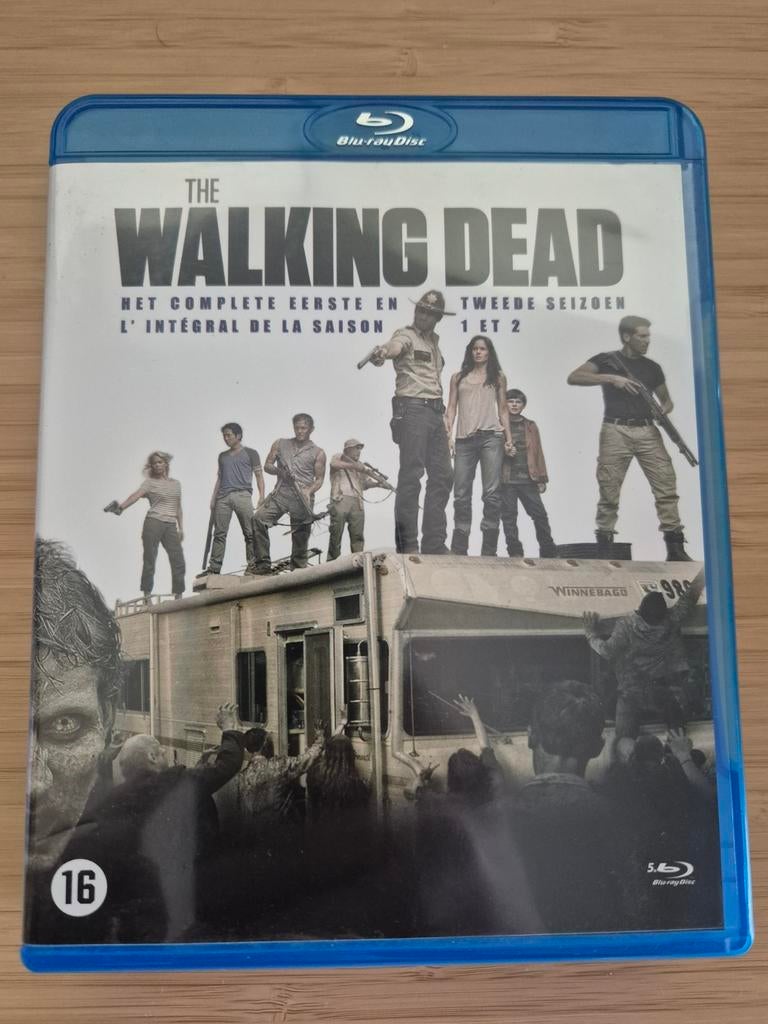 The Walking Dead - Seizoen 1 & 2 Blu-ray, Vampiers of Zombies, Gebruikt, Vanaf 16 jaar, Boxset