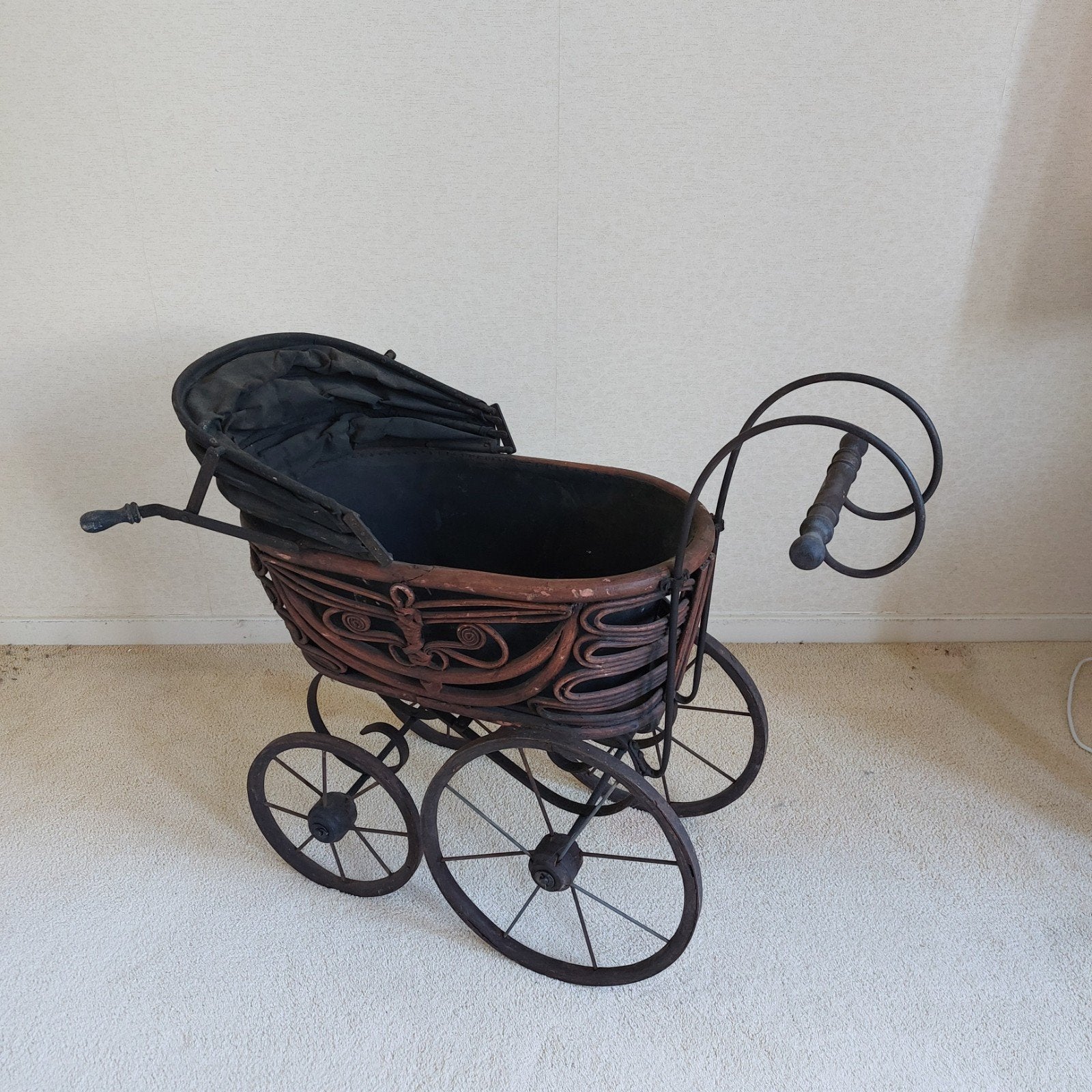 Vintage poppenwagen, Antiek en Kunst, Ophalen