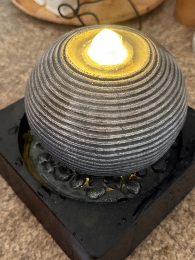 kunst indoor fontein lamp, Overige typen, Overige onderwerpen, Ophalen of Verzenden, 20 - 50 cm