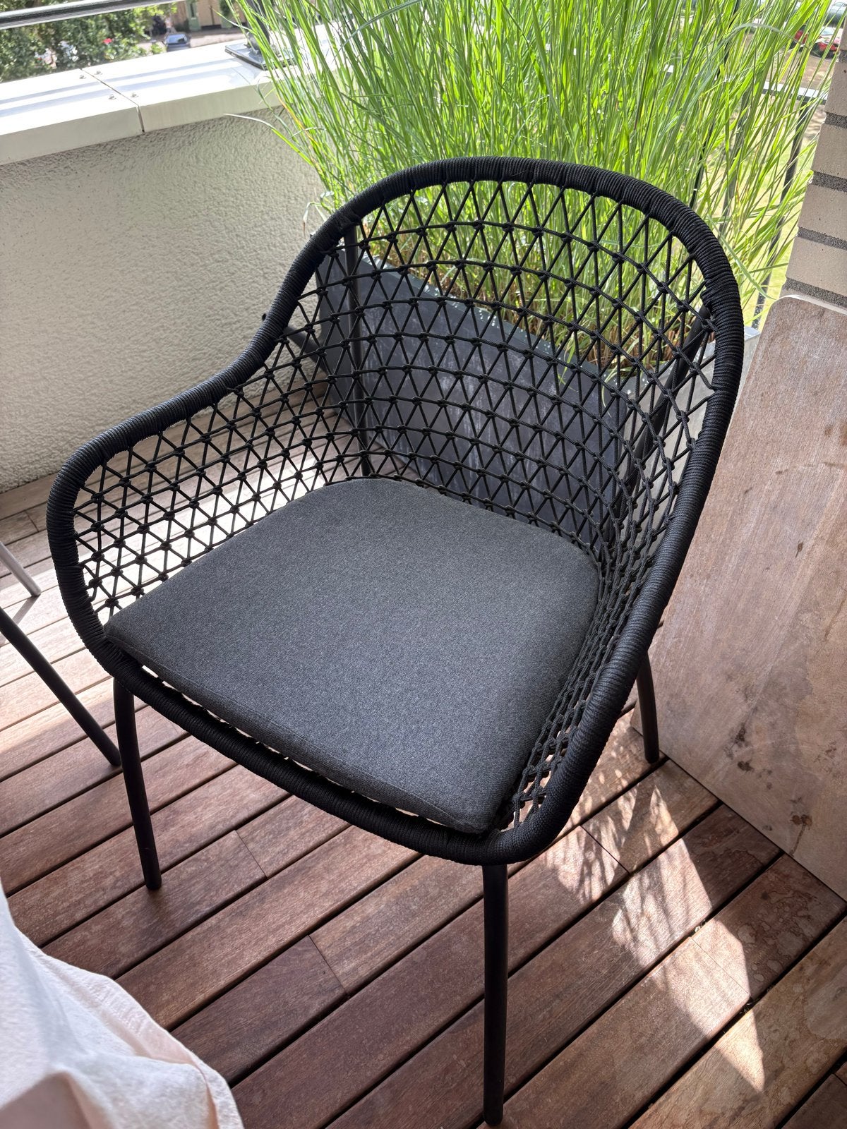 Max & Luuk Anna tuinstoel met kussen - Zo goed als nieuw, Tuin en Terras, Ophalen, Zo goed als nieuw, Aluminium