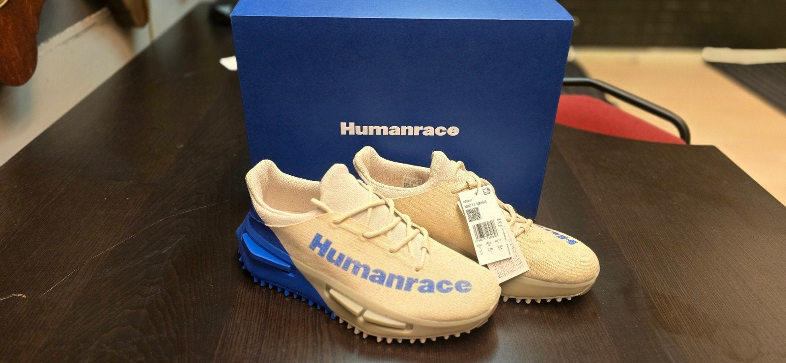 Adidas Humanrace NMD S1 Beige Blauw Sneakers, Blauw, Nieuw, Ophalen of Verzenden, Sneakers of Gympen