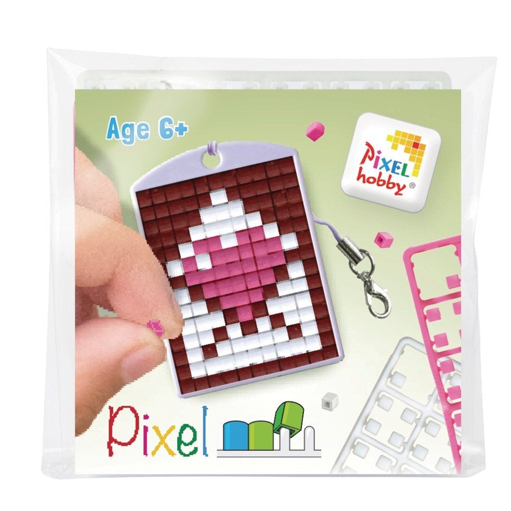 Pixelhobby medaillon startset liefdesbrief sleutelhanger, ., Overige thema's, Nieuw, Ophalen of Verzenden