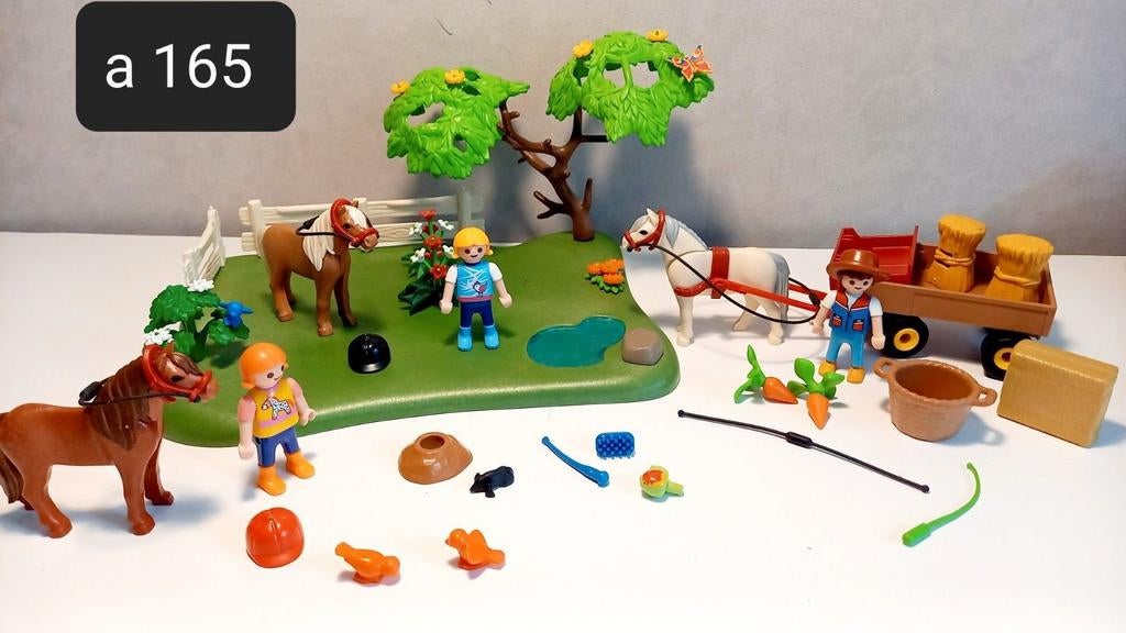 Playmobil Paarden Pakket - Nieuwstaat en Compleet, Ophalen of Verzenden, Zo goed als nieuw, Complete set