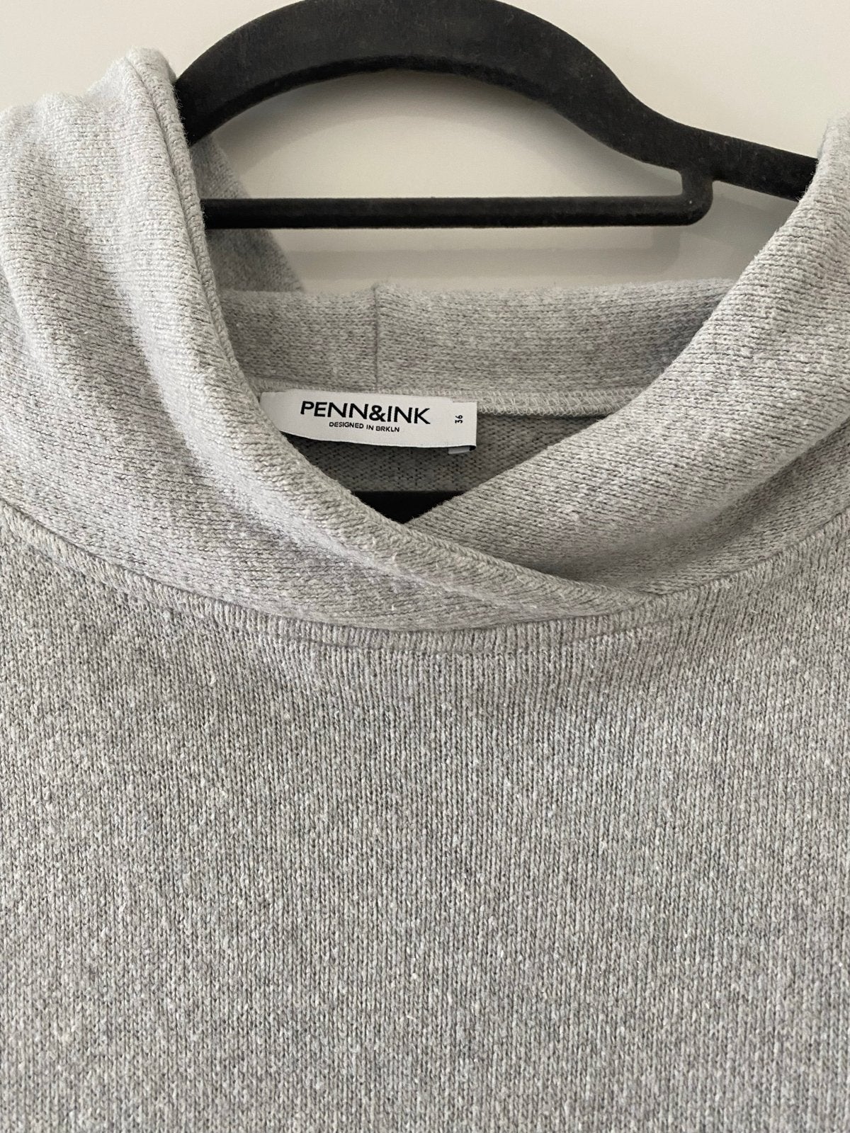 Penn&Ink N.Y. hoodie grijs maat M, Ophalen of Verzenden, Zo goed als nieuw, Maat 38/40 (M), Grijs