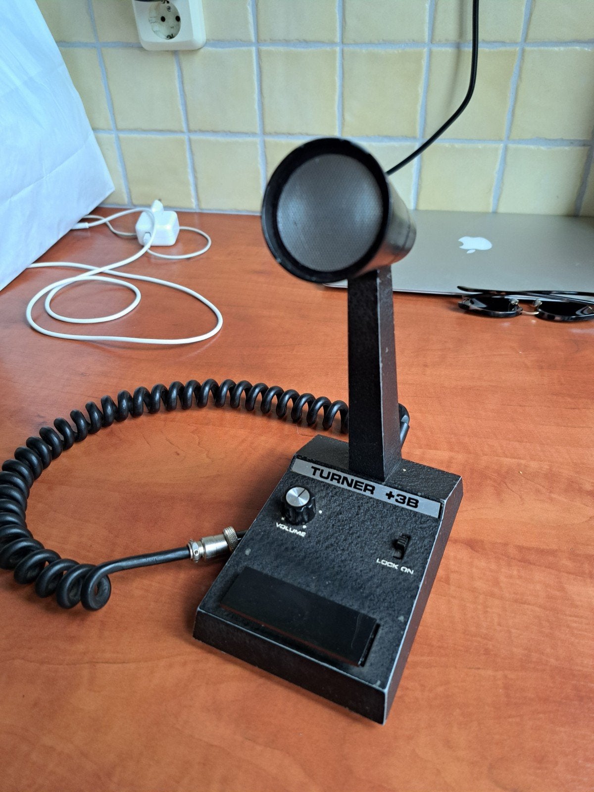 Turner +3B Microfoon - Vintage Desktop Microfoon, Telecommunicatie, Ophalen of Verzenden, Gebruikt