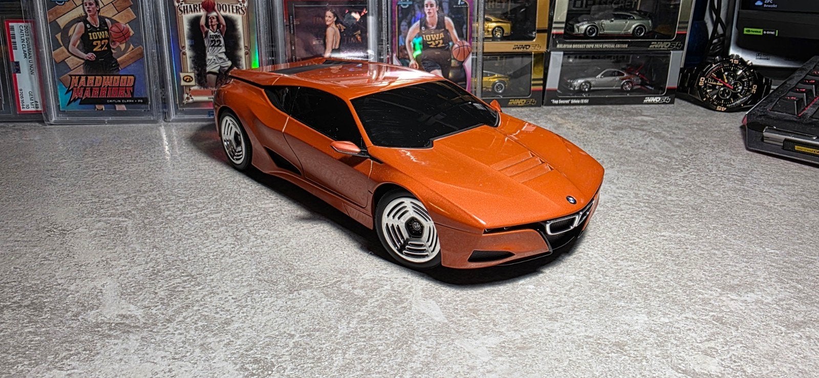 1:18 BMW M1 hommage Norev, Ophalen of Verzenden, Zo goed als nieuw, Auto, Norev