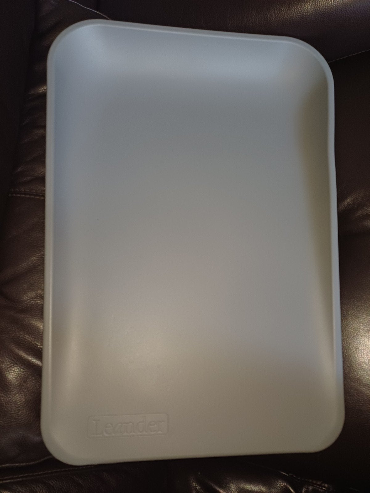 Leander Matty Verschoonkussen aankleedkussen - Pearl Grey, Ophalen of Verzenden, Zo goed als nieuw, Aankleedkussen, Overige merken
