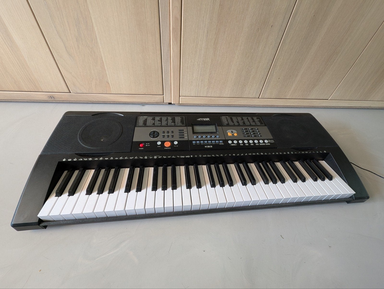 MAX KB3 Keyboard, 61 toetsen, Zo goed als nieuw, Aanslaggevoelig, Ophalen