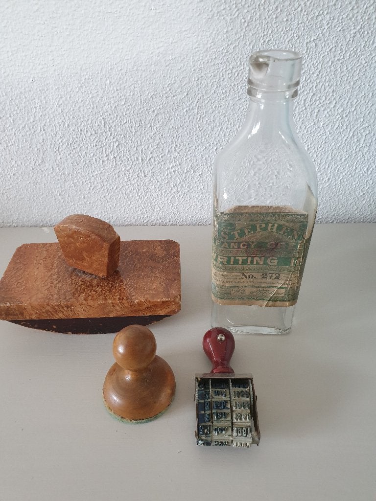 Press papier, marmersteen, Diversen, Bureau-accessoires, Ophalen of Verzenden, Gebruikt