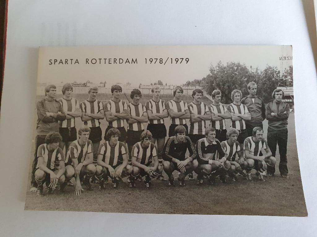 Teamfotokaart Sparta, Ophalen of Verzenden, Zo goed als nieuw, Sparta, Spelerskaart