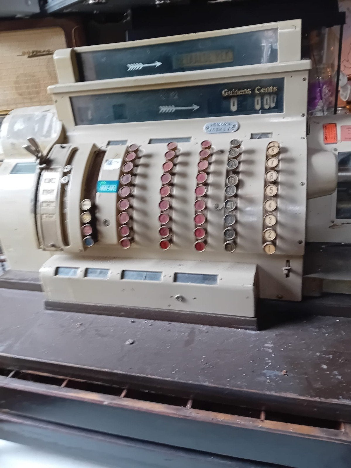 mooie oude kassa uit de jaren 40 a 50, Ophalen of Verzenden