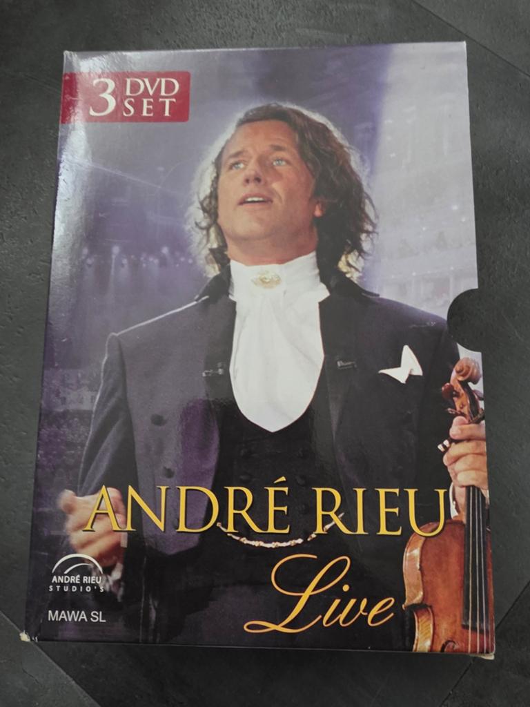 André Rieu Live 3 DVD Set - Muziek en Concerten, Gebruikt, Alle leeftijden, Boxset, Muziek en Concerten