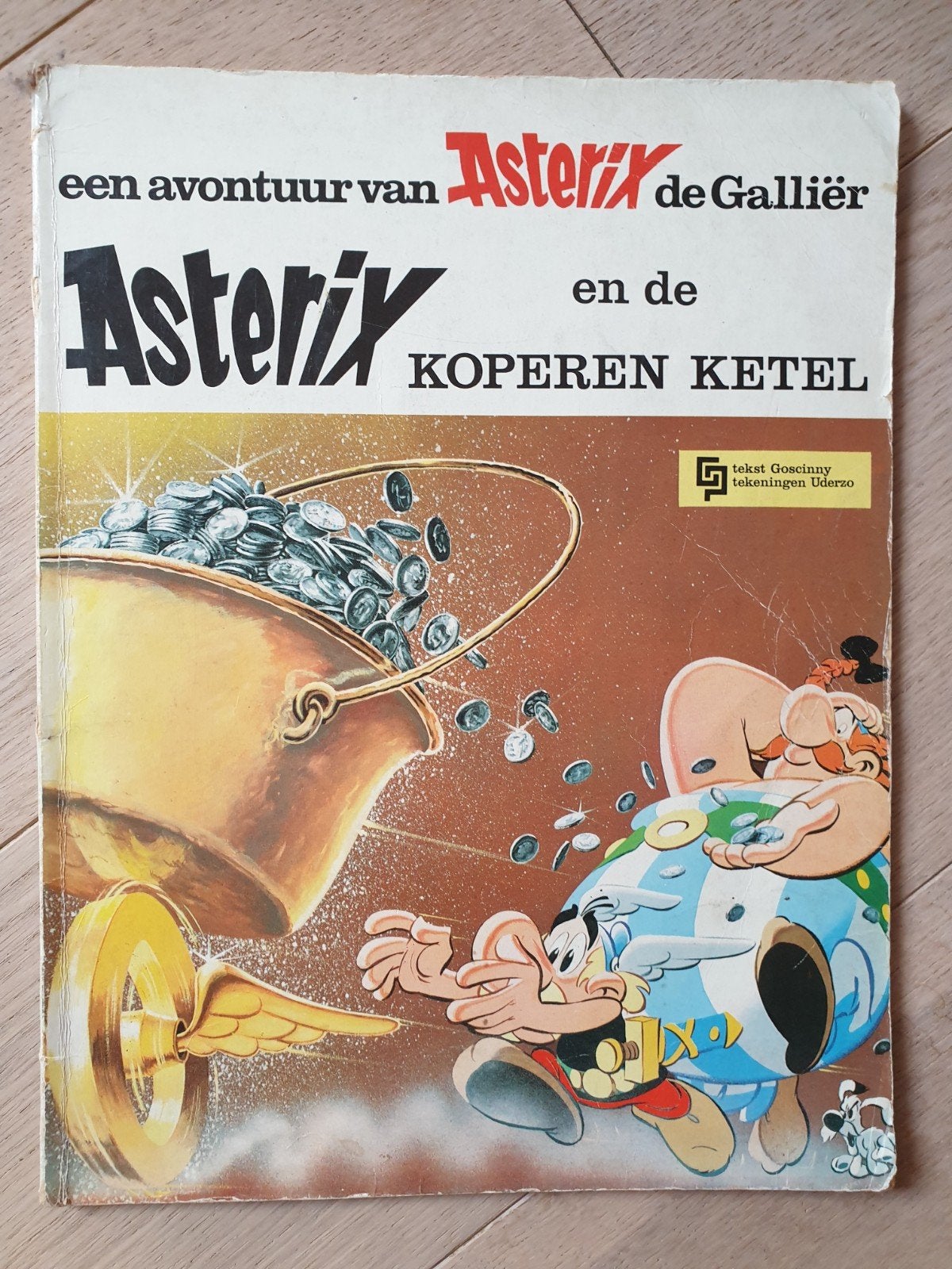 Asterix en de Koperen Ketel - Vintage Stripboek (1971), Ophalen of Verzenden
