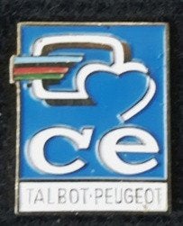 Talbot-Peugeot CE pin, Verzamelen, Verzenden, Nieuw, Transport, Speldje of Pin