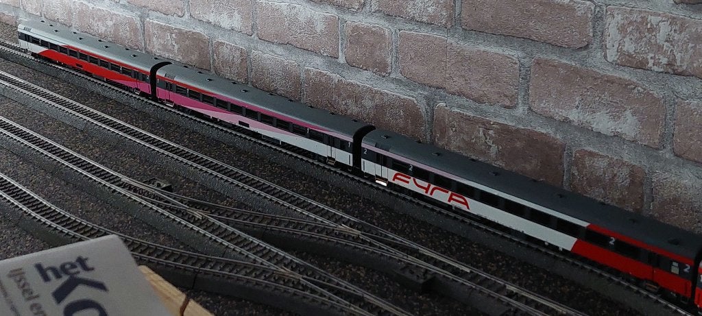 NS Fyra - 6 delig - Exact Train - h0 - icr - 1:87, Overige merken, Gelijkstroom, Wagon, Ophalen of Verzenden