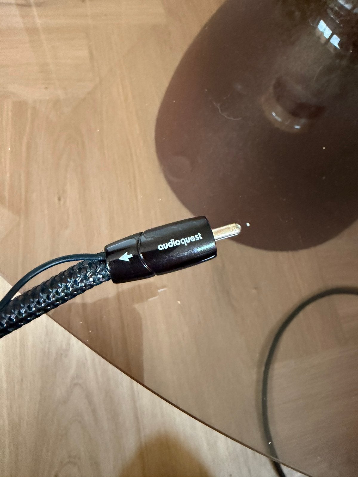 AudioQuest Boxer sub RCA 2 meter, Audio, Tv en Foto, Ophalen of Verzenden, Gebruikt, 2 tot 5 meter, Interlink-kabel
