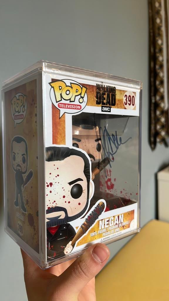GESIGNEERD Negan Funko Pop, Ophalen, Zo goed als nieuw