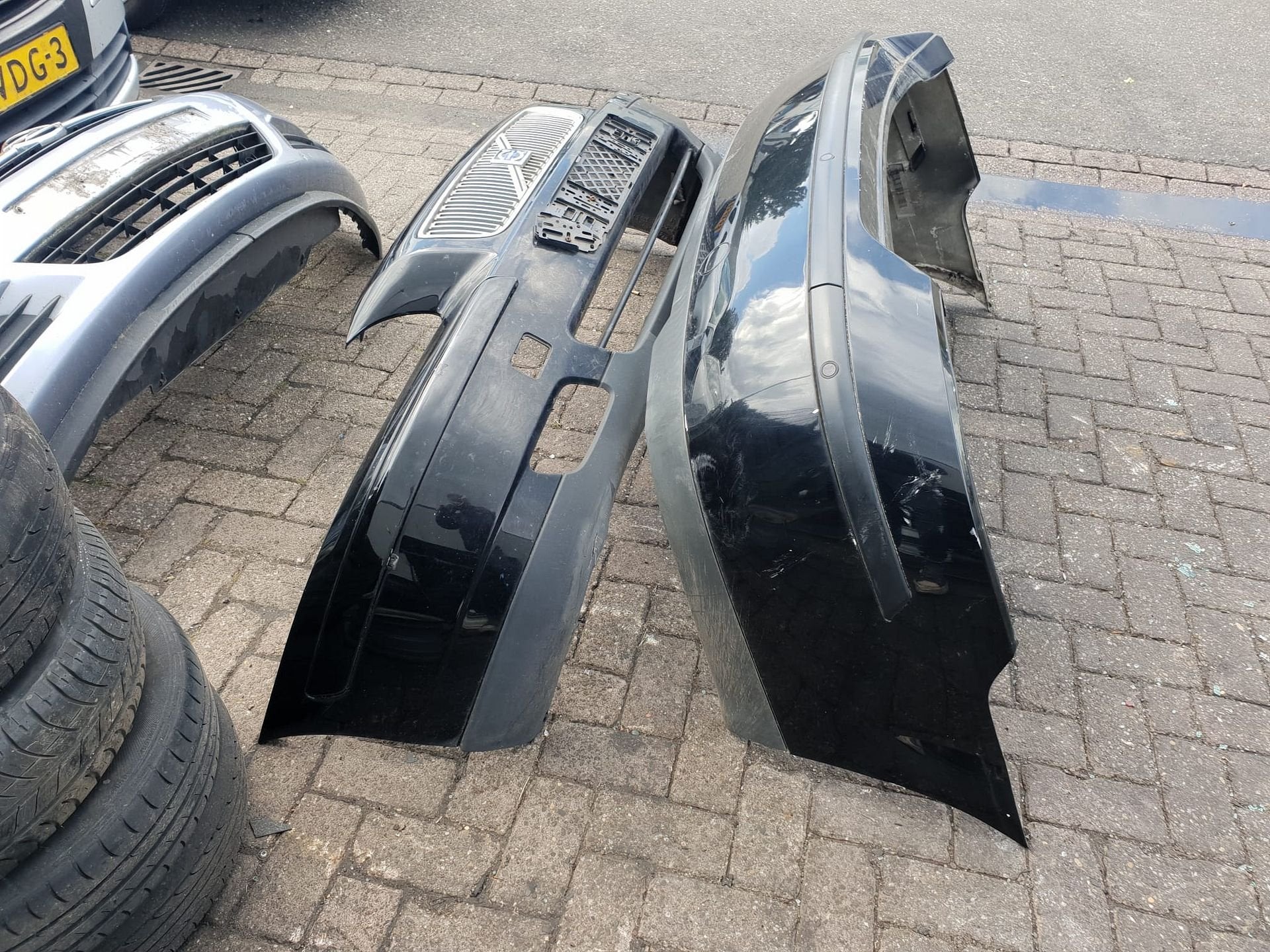 VOLVO V50 VOORBUMPER +ACHTERBUMPER BJ 2007, Gebruikt, -, Voor, -