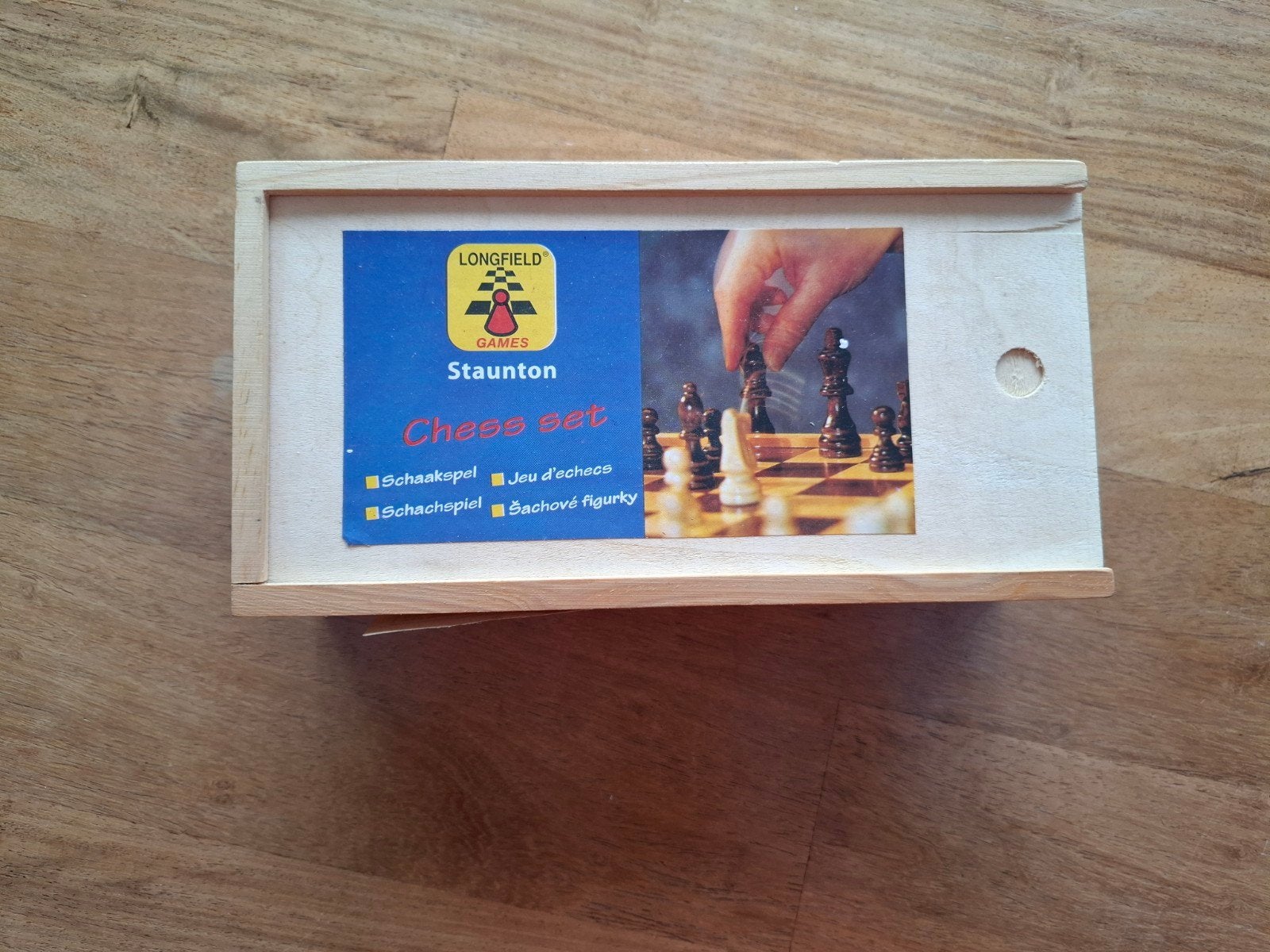 Longfield Games Staunton Schaakset - Nieuw in doos, Hobby en Vrije tijd, Een of twee spelers, Ophalen, Nieuw, Longfield Games