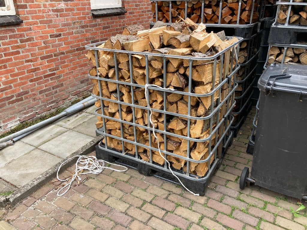 Haardhout ruime kuub den, Tuin en Terras, Haardhout, Minder dan 3 m³, Ophalen, Overige houtsoorten, Blokken