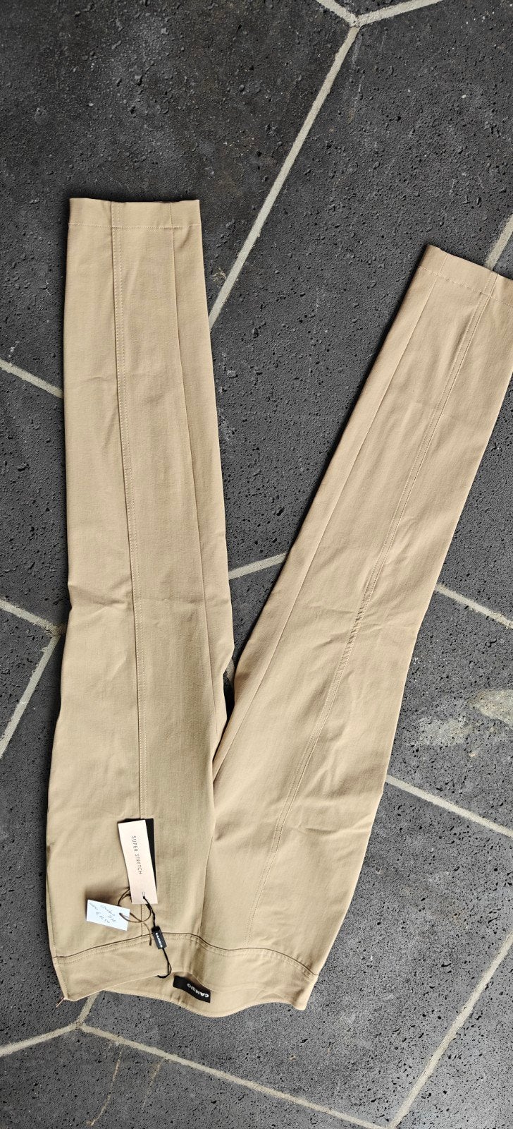 Nieuwe Cambio broek met prijskaartje - Super Stretch, Maat 38/40 (M), Cambio, Beige, Nieuw