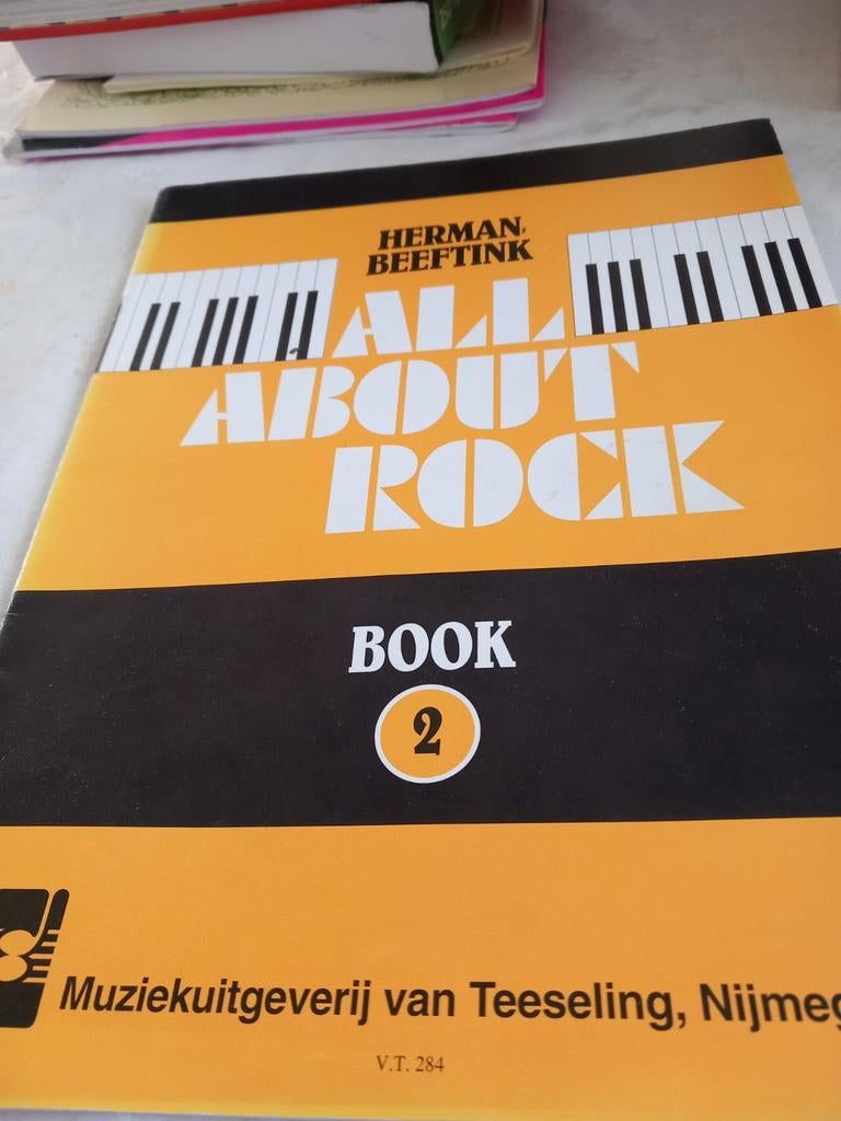 Herman Beeftink - All About Rock Book 2, Muziek en Instrumenten, Les of Cursus, Ophalen of Verzenden, Zo goed als nieuw, Populair