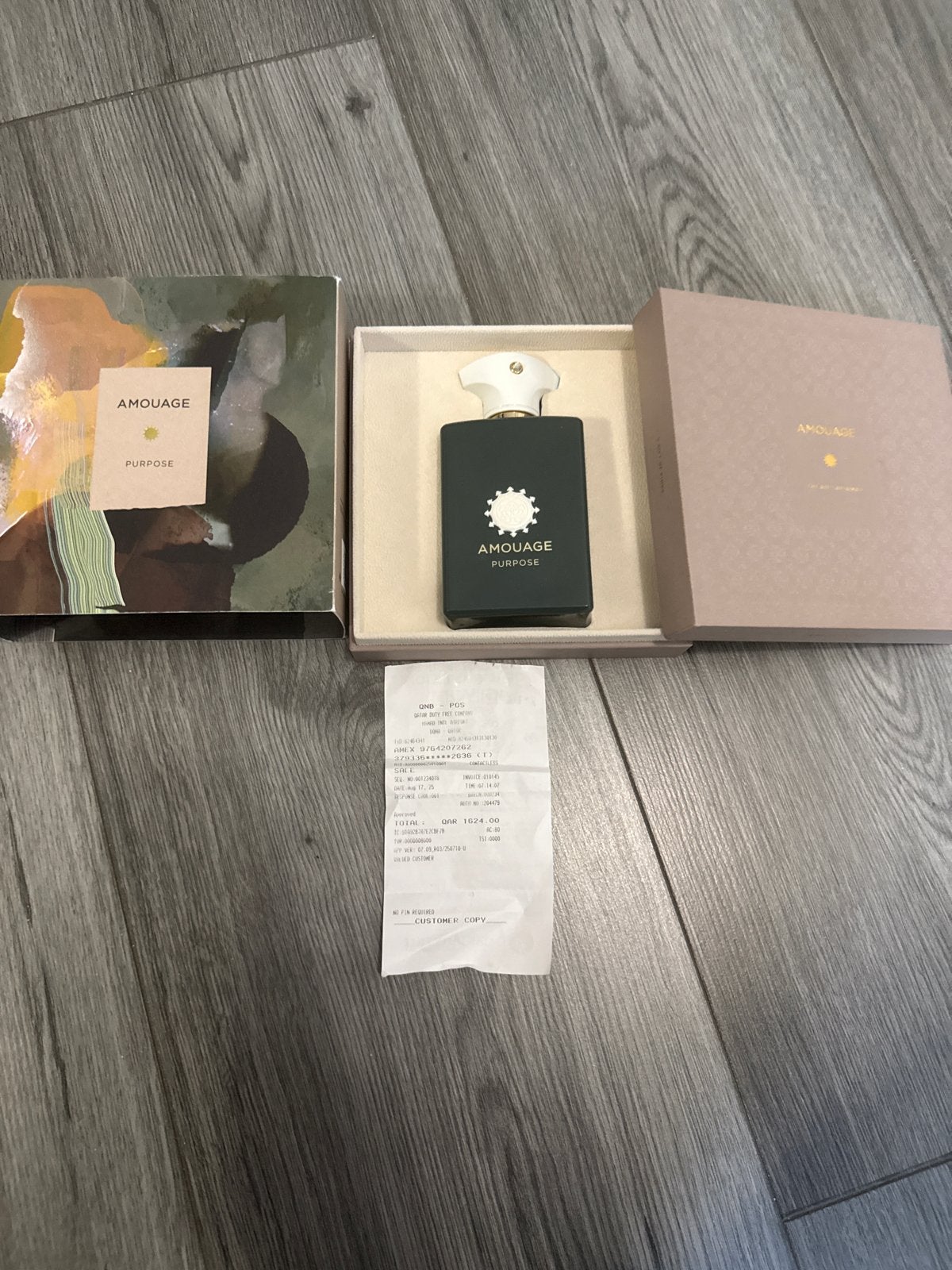 Amouage Purpose Eau de Parfum 60ml, Ophalen of Verzenden, Zo goed als nieuw