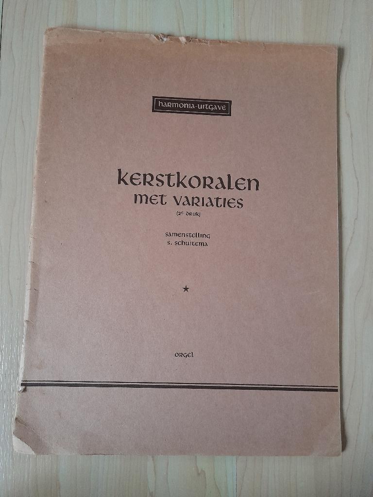 BLADMUZIEK KERSTKORALEN MET VARIATIES ORGEL S Schuitema, Boeken, Ophalen of Verzenden, Gelezen, Overige onderwerpen