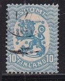 1324 - Finland michel 72A gestempeld , Wapen, Verzenden, Noorwegen
