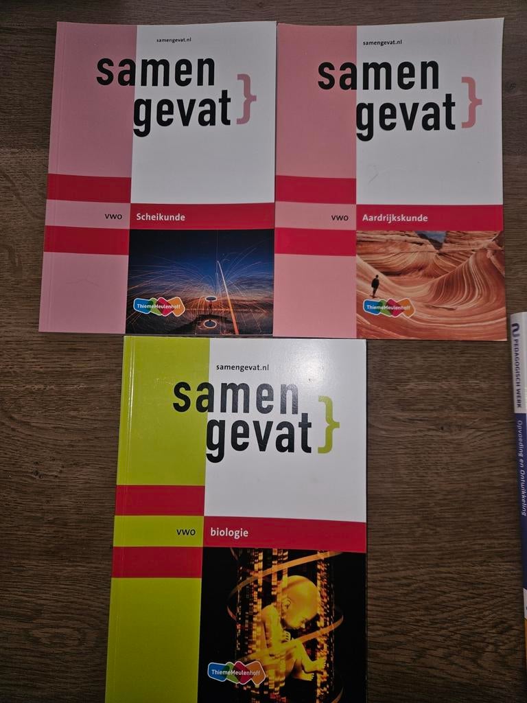 Samengevat vwo . Scheikunde  Aarderijkskunde  biologie, Boeken, Schoolboeken, Ophalen of Verzenden, Zo goed als nieuw, VWO, Biologie