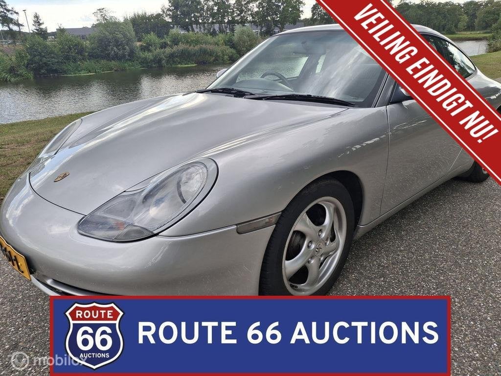 Porsche 911 Carrera | 1998 | Route 66 Auctions, Auto's, Oldtimers, Overige carrosserieën, Zwart, Bedrijf, Porsche