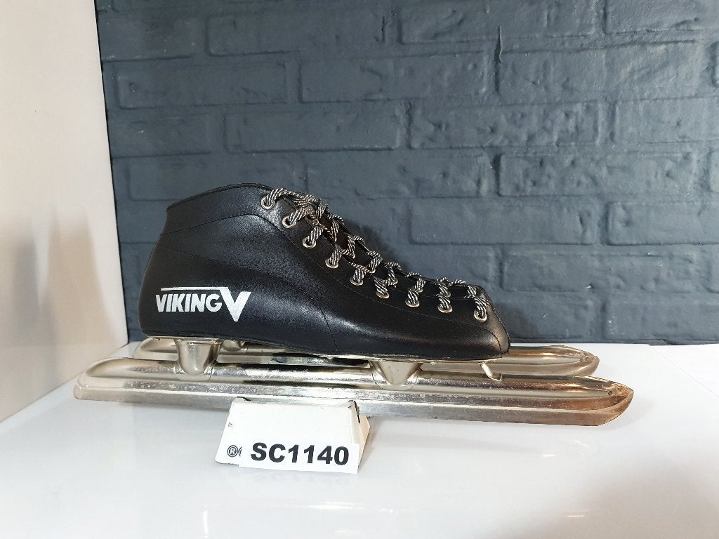Viking Junior Tournoren Lage Laag Noren Leder Zwart Maat 41, Viking, Verzenden, Zo goed als nieuw, Noren