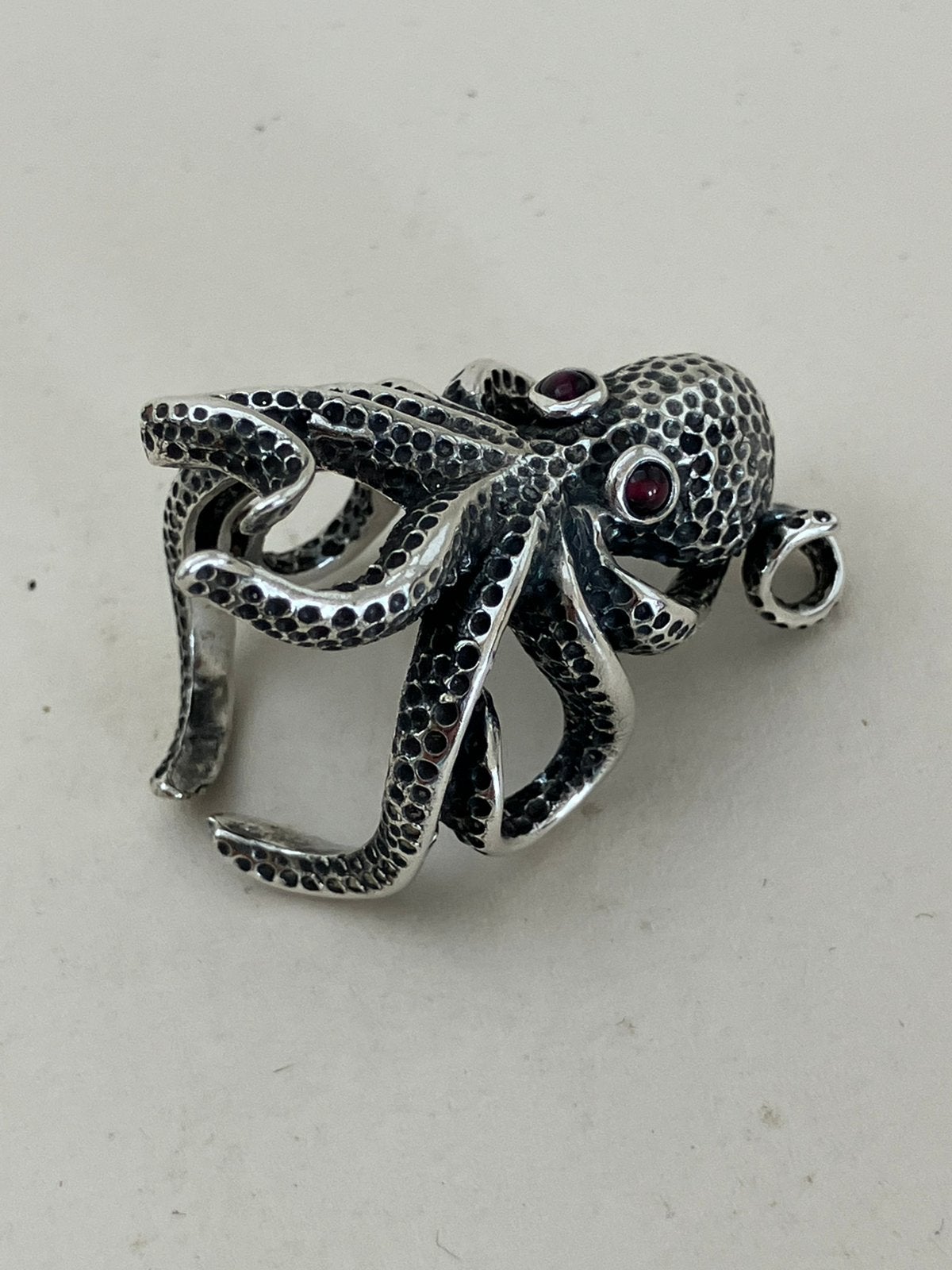 Marine Life Statement ring, Sieraden, Tassen en Uiterlijk, Ringen, Zo goed als nieuw, Dame, 17 tot 18, Zilver, Ophalen of Verzenden