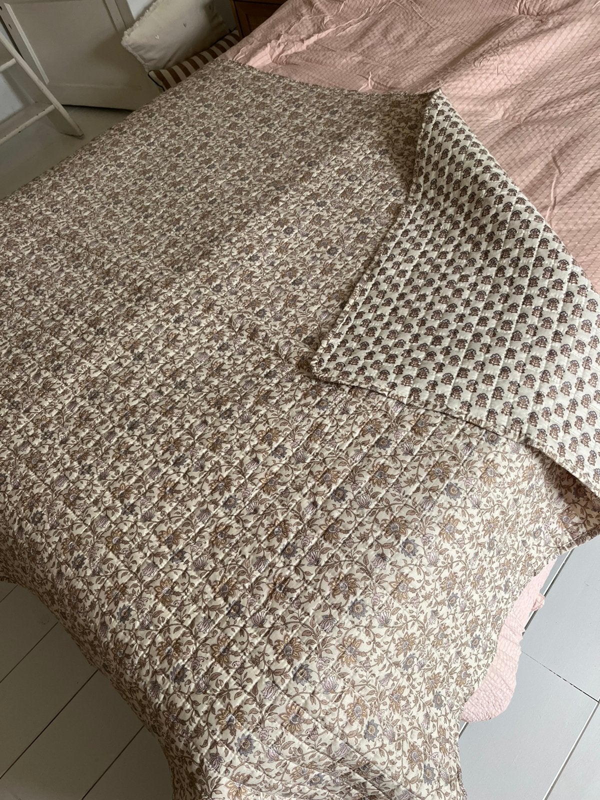Plaid/ Bedsprei Pastel Kleuren, Huis en Inrichting, Ophalen, Zo goed als nieuw