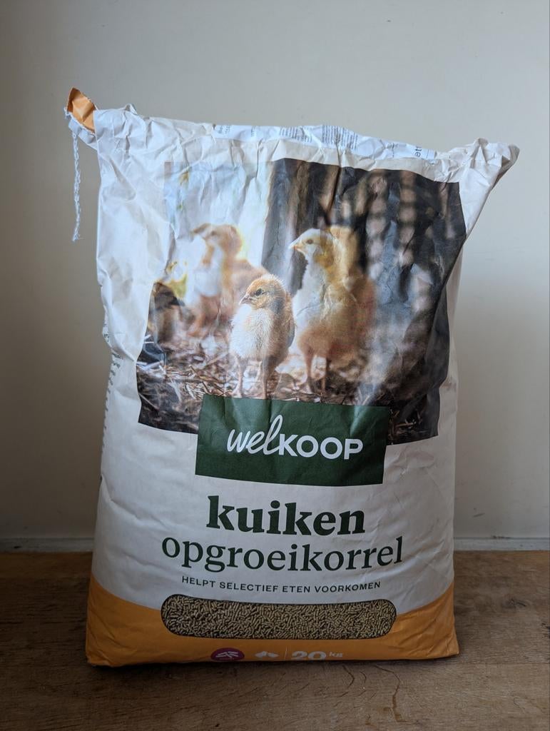 Welkoop kuikenopgroeikorrel, Dieren en Toebehoren, Dierenvoeding, Ophalen, Pluimvee
