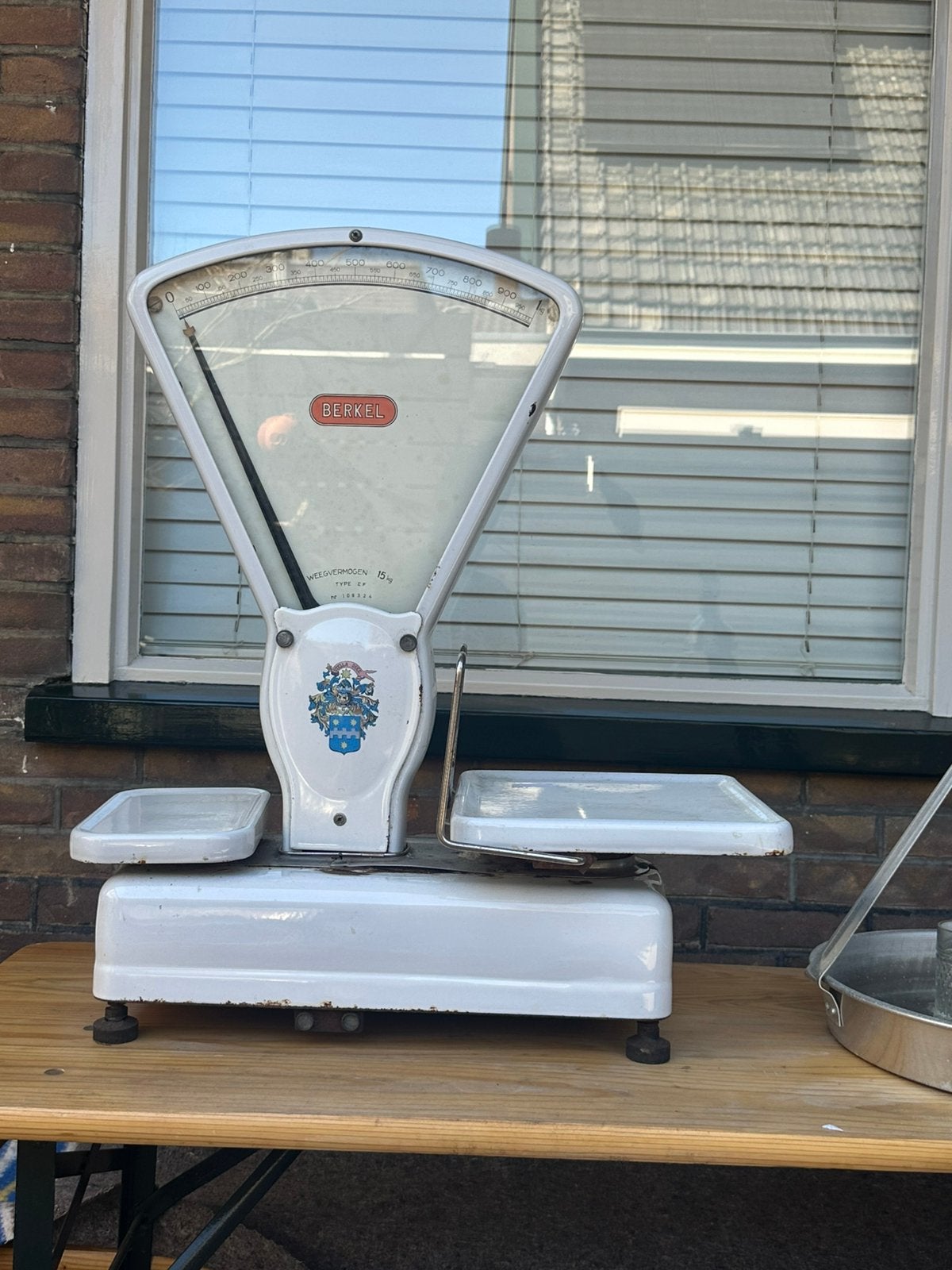 Berkel vintage kruidenier weegschaal brocante industrieel, Ophalen of Verzenden, Zo goed als nieuw, 500 gram of grover, Minder dan 10 kg