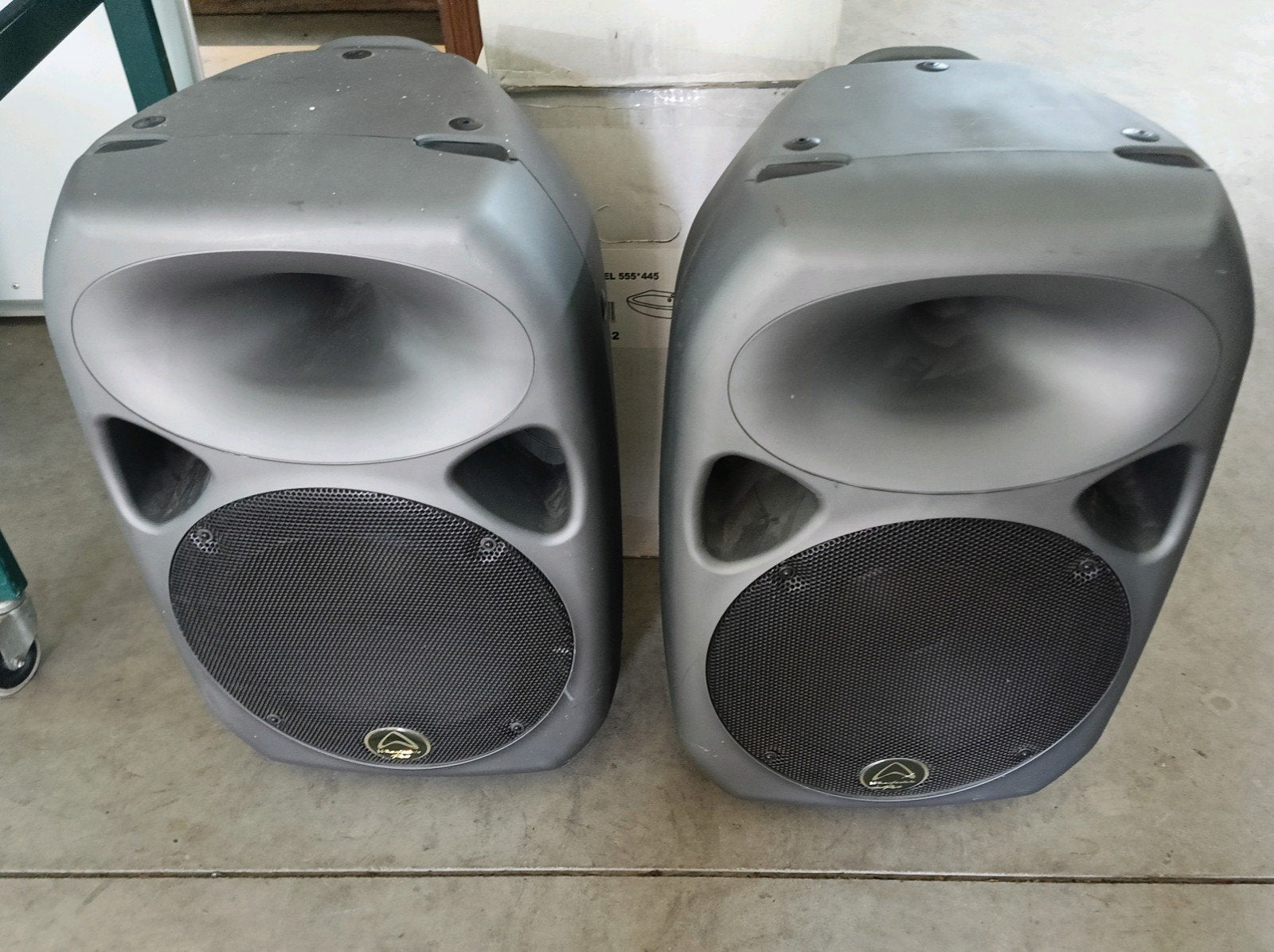 2x Wharfedale Pro Titan 12 Geluidsboxen - Gebruikt, Werkzaam, Ophalen of Verzenden, Gebruikt, 150 watt of meer, Center speaker