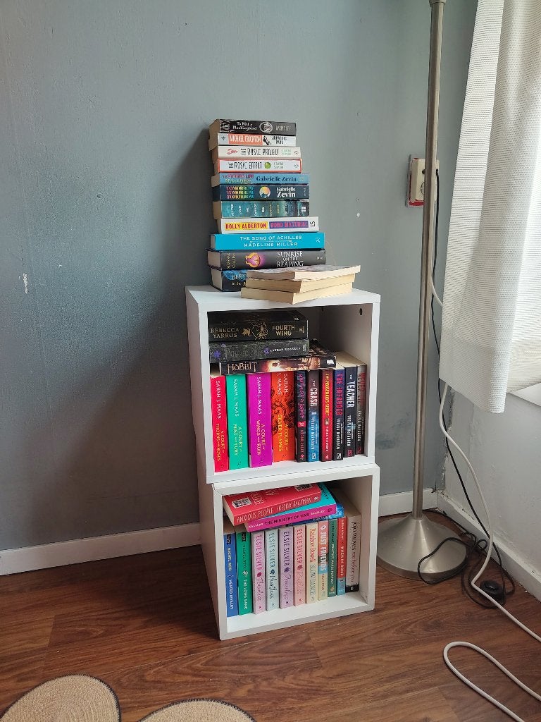Blokken kast/boekenkast/opbergblokken, Ophalen, Minder dan 50 cm, Gebruikt, Minder dan 100 cm