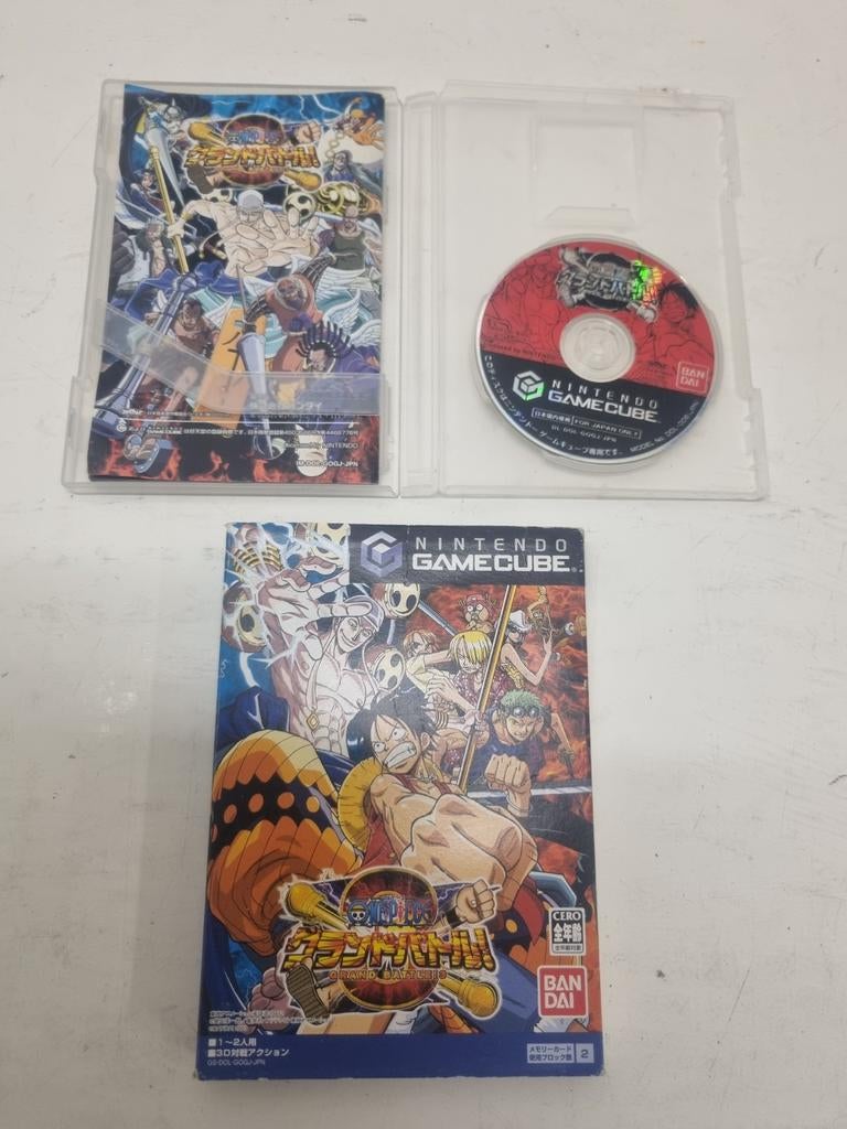 One piece grand battle 3 Japans Nintendo gamecube, Spelcomputers en Games, Games | Nintendo GameCube, 1 speler, Ophalen of Verzenden