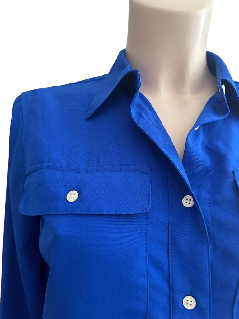 Ralph Lauren blouse S, Blauw, Ophalen of Verzenden, Zo goed als nieuw