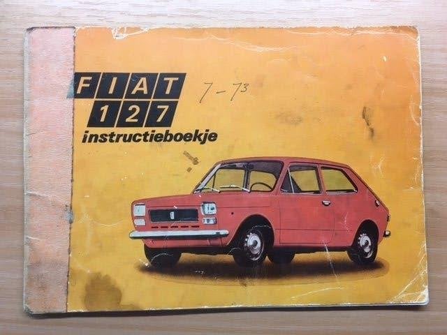 Fiat 127 Instructieboekje - Origineel uit 1973  NL, Ophalen of Verzenden