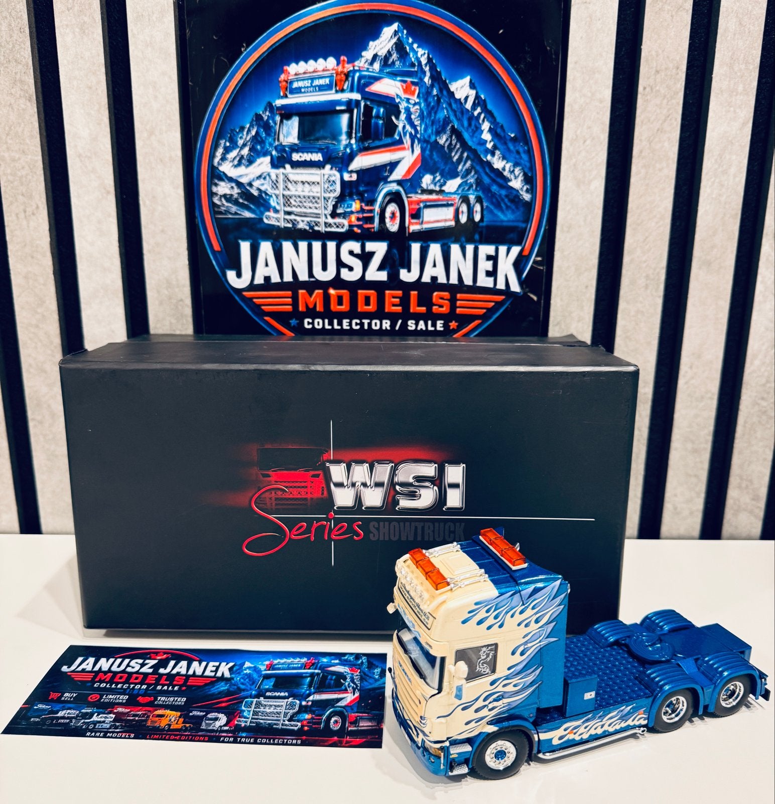 SCANIA R(5) "THURHAGENS AKERI" ShowTruck Wsi 1:50, Verzenden, Nieuw, Bus of Vrachtwagen, Overige merken