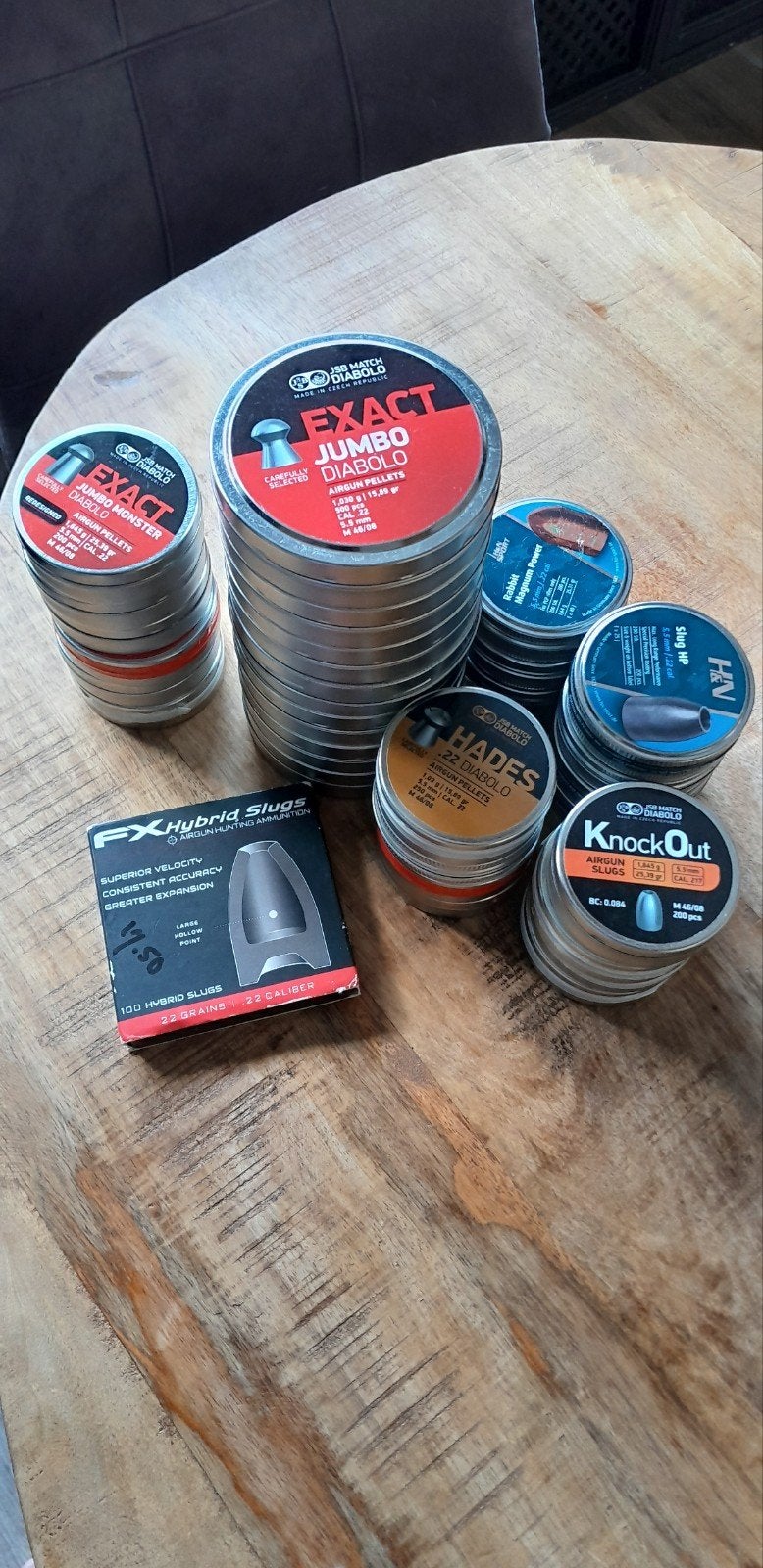 . 22 pellets en slugs, Ophalen of Verzenden